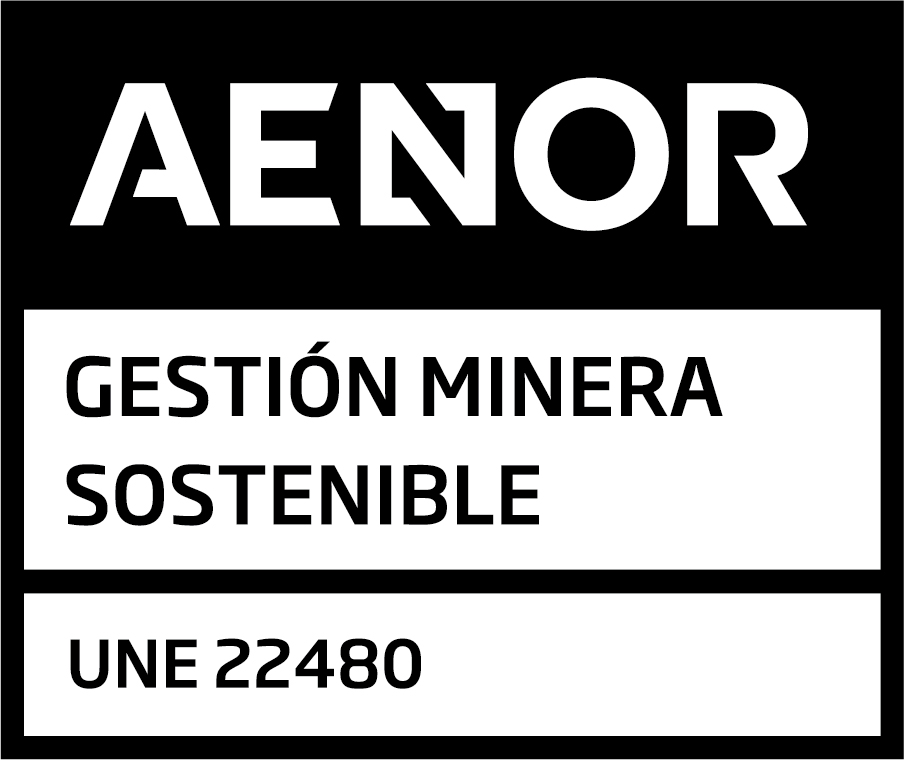 Sello aenor_gestion_minera_sostenible_une22480_pos